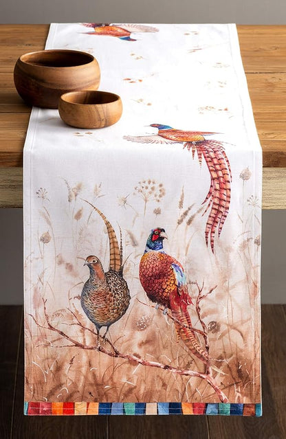 Maison d' Hermine Table Runner 100% Cotton 14.50" x 72" | Table Runners 72 - Image 9