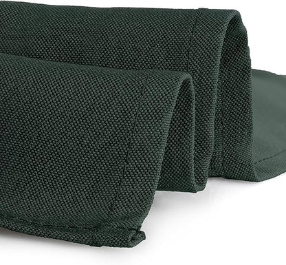 Gee Di Moda Rectangle Tablecloth - 60 x 84 Inch Hunter Green Table Cloth for 5 Foot Rectangle Tables - Heavy Duty Washable Fabric - for Holiday Party, Dinner, Weddings, Baby Shower & Events
