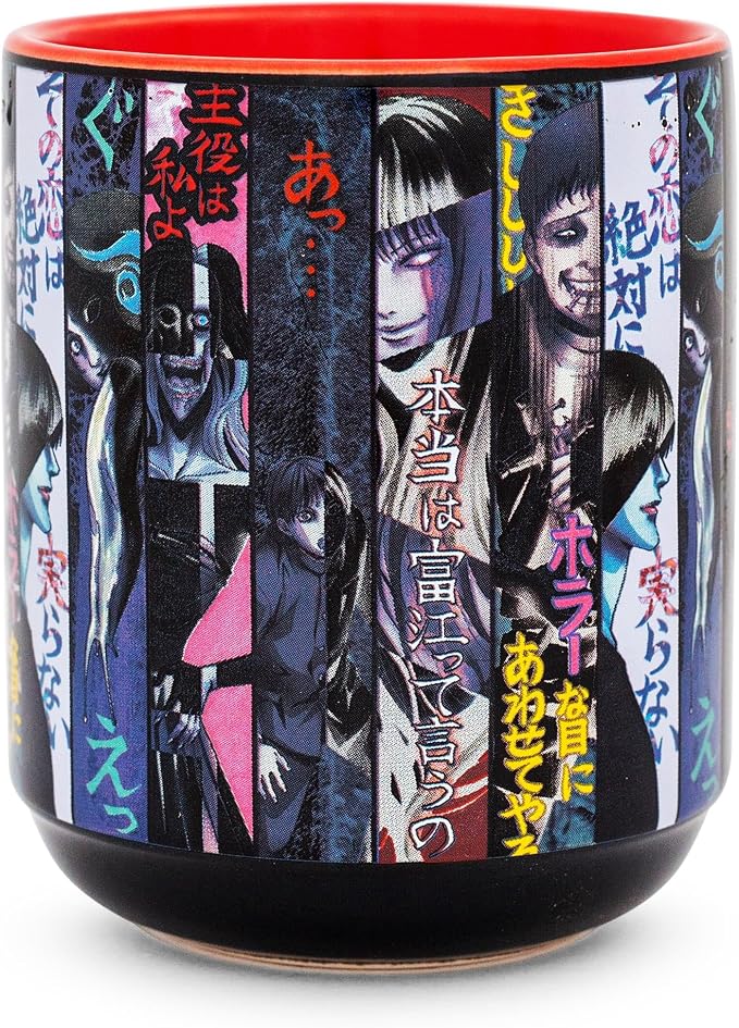 Silver Buffalo Junji Ito Panel Poster Asian-Style Ceramic Tea Cup | Traditional - Image 3