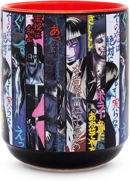 Silver Buffalo Junji Ito Panel Poster Asian-Style Ceramic Tea Cup | Traditional - Image 3
