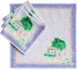 Maison d' Hermine Napkin 100% Combed Cotton Premium Cloth Napkin Decorative Washable Napkins Set of 4 for Home, Kitchen, Dining, Cocktail Parties & Camping - Luberon(20”X20”)