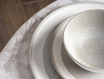 Maison d' Hermine Table Cloth Round Table 100% Cotton 63 Round Inches Tablecloth Reusable Decorative for Dining Room Farmhouse Home Valentines Day Decorations Spring Summer - Basse Cour
