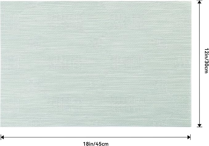 Leetaltree Mint Cream Placemats Set of 12 - Image 9