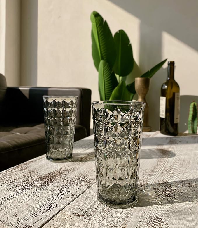 KLIFA- CUPID- 16 & 21 ounce, Acrylic Drinking Glasses, Tumbler Highball Glass - Image 4
