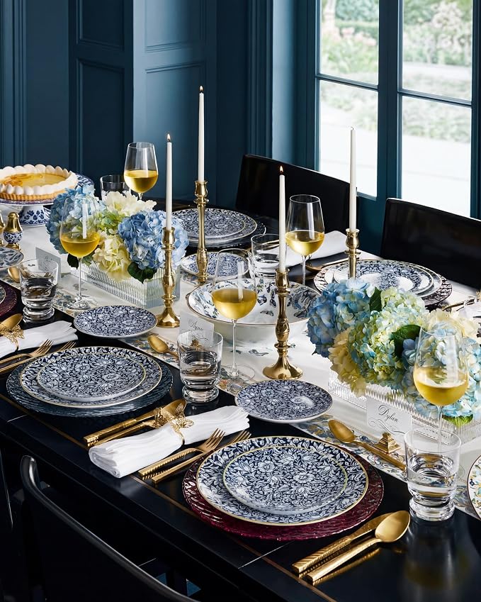 Blue Plastic Plates, anniversaries, or party. - Image 4