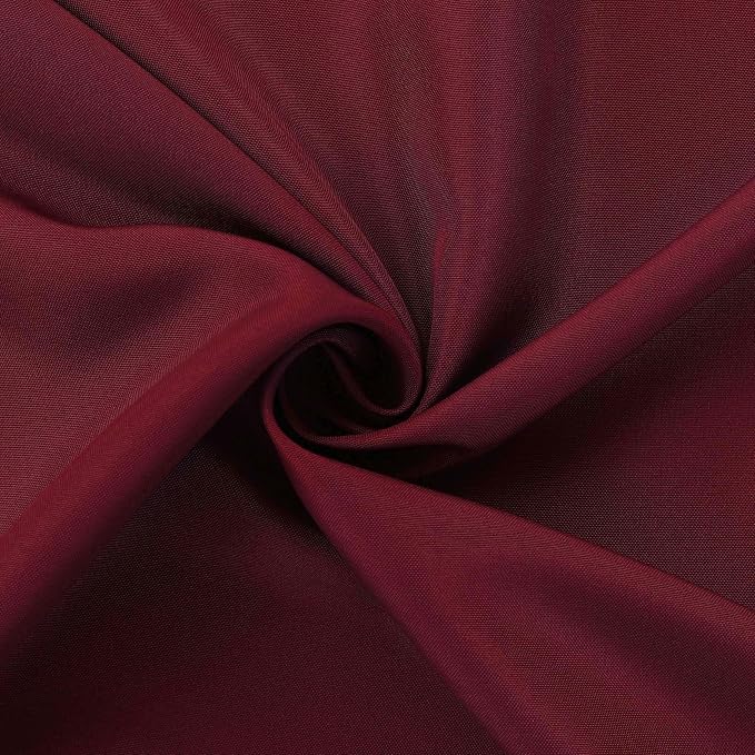 FOLINS&HOME Burgundy Waterproof Decorative Table Runner 108 Inches Long | - Image 7