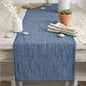 Cotton Table Runner 72 inches Long Decorative Stitched Edge Kitchen Table by OveeshaHomeDecor