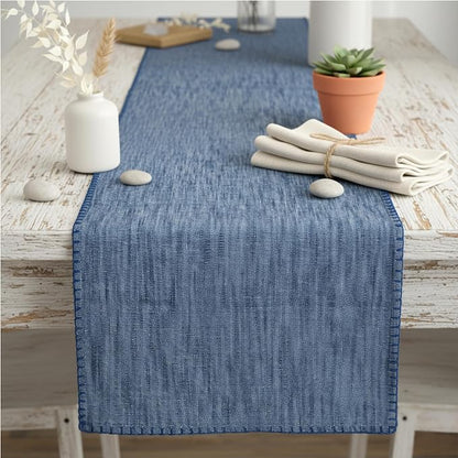 Coffee Table Runner Modern Kitchen Cotton Table Cloth Strip by OveeshaHomeDecor