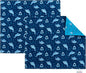 Funkins Reusable Cloth Placemats for Kids & Lunch Boxes | Reusable, Machine Washable, Eco-Friendly | 15"x13", 2-ply, Thick, Absorbent, Durable | Set of 2 Placemats (Sharks)