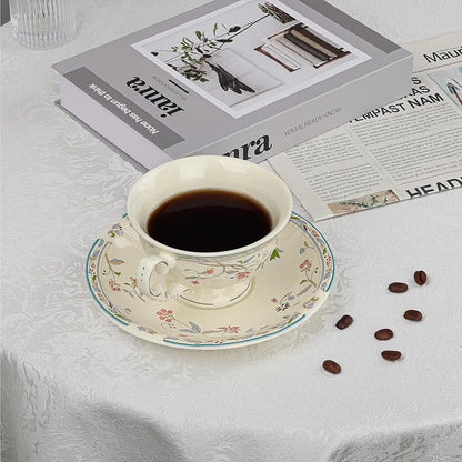 fanquare Vines Floral Tea Cup and Saucer - Image 6