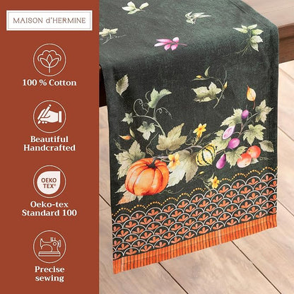 Maison d' Hermine Table Runner 100% Cotton 14.50" x 72" | Table Runners 72 - Image 2