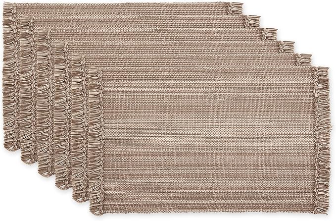 DII Variegated Tabletop Collection, Placemat Set, 6 Piece by DII