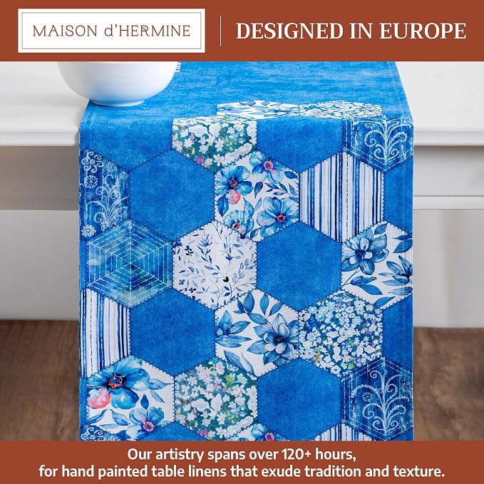 Maison d' Hermine Table Runner 100% Cotton 14.50" x 108" | Table Runners 108 - Image 2