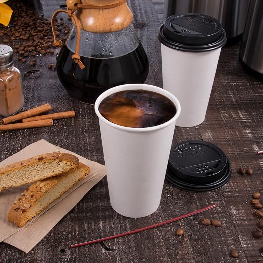 Solo 420W-2050 20 oz White SSP Paper Hot Cup - Image 2
