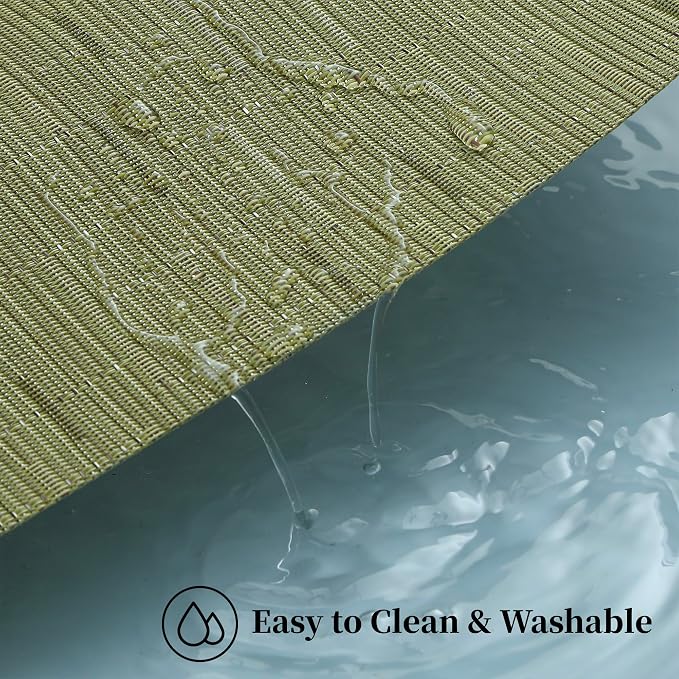 Leetaltree Pea Green Placemats Set of 8 - Image 5