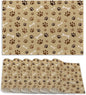 Dog Cat Paw Print Bones Placemats Set of 6,12x18 Inch Table Mats for Kitchen Table Washable Farmhouse Linen Table Mats Dining Decoration