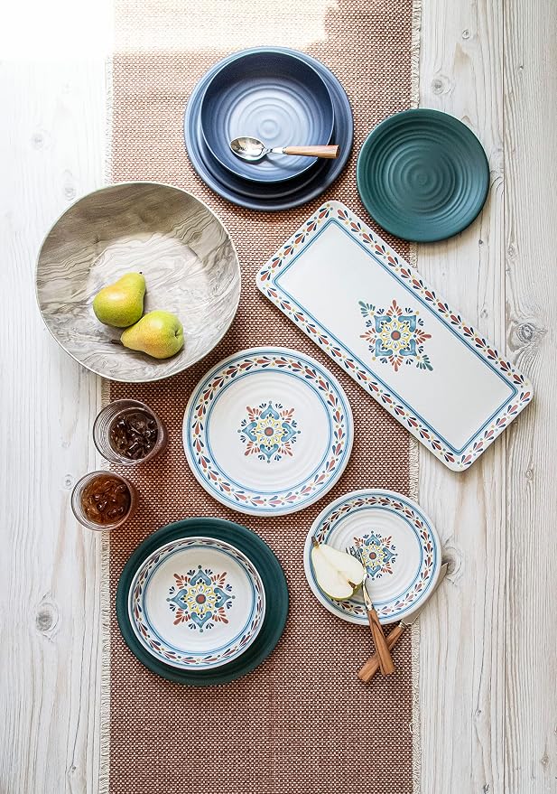 Matte Artisan 10.5'' Durable Planta Dinner Plates, Shatter-Resistant and - Image 8