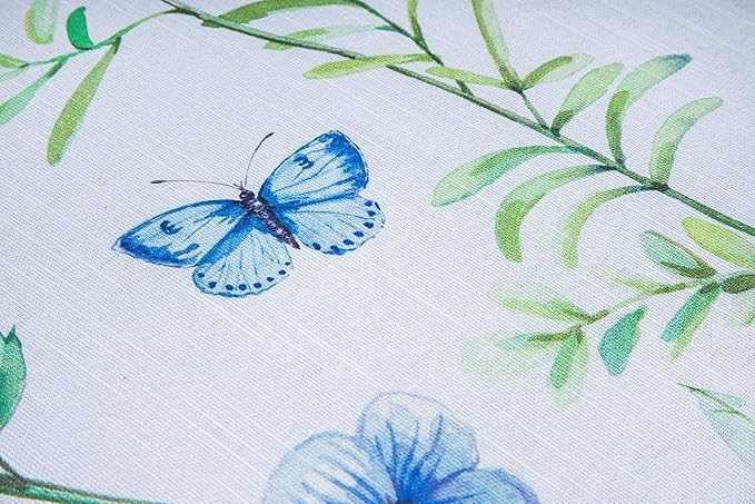 Maison d' Hermine Table Cloth Rectangle Table 100% Cotton 60 x 120 Inches Tablecloth Reusable Decorative for Dining Room Farmhouse Home Valentines Day Decorations Spring Summer - Just Floral