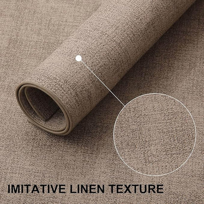 homing Faux Leather Heat Resistant Placemats 8 Packs, Waterproof Wipeable Dining PU Place Mats for Indoor & Outdoor, Easy to Clean, Camel