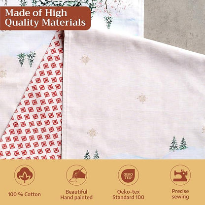 Maison d' Hermine Table Runner 100% Cotton 14.50" x 108" | Table Runners 108 - Image 3