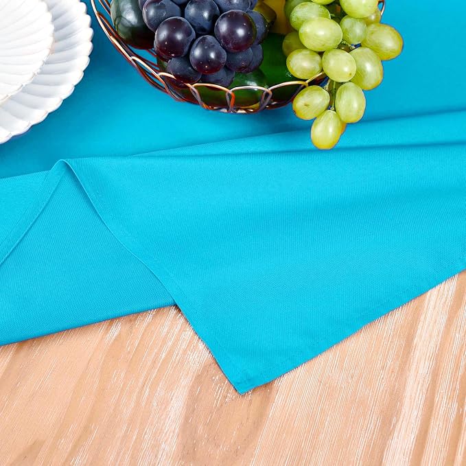 MEANMOY Teal Table Runner 36 Inches Long Waterproof Table Runners | Washable - Image 5