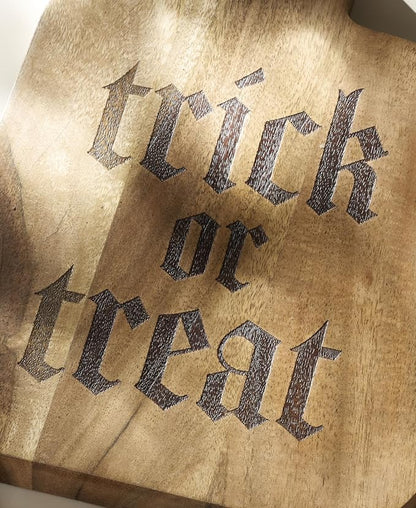 Oneida Serveware, Trick-or-Treat Cheese Board, Made of Acacia Wood, Cheese - Image 4