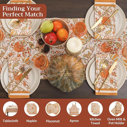 Maison d' Hermine Table Runner 100% Cotton 14.50" x 72" | Table Runners 72 - Image 4
