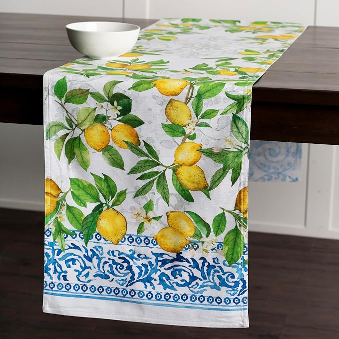 Maison d' Hermine Table Runner 100% Cotton 14.50" x 108" | Table Runners 108 - Image 9