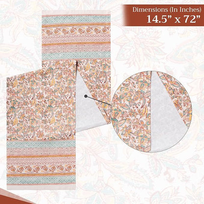 Maison d' Hermine Table Runner 100% Cotton 14.50" x 72" | Table Runners 72 - Image 4