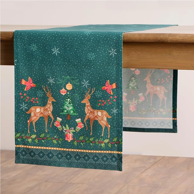 Maison d' Hermine Table Runner 100% Cotton 14.50" x 108" | Table Runners 108 - Image 8