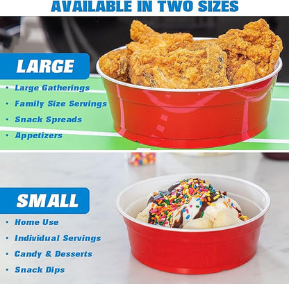 GoBig Red Party Cup Bowls - Image 6