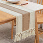 Cotton Farmhouse Table Runner by SIELUNO