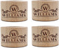 The Wedding Party Store Custom Personalized Wood Napkin Rings by MyPersonalMemories