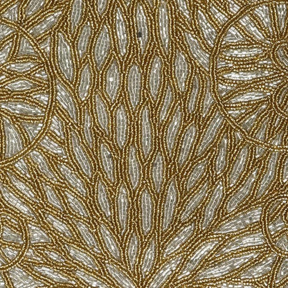 Hand Beaded Table Runner 13 x 36 Inch, Decorative Glass Bead Table Runner - Image 6