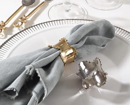Saro Lifestyle Classic Design Napkin Rings - Image 2