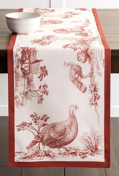 Maison d' Hermine Table Runner 100% Cotton 14.50" x 72" | Table Runners 72 - Image 9