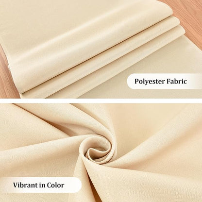 Farmhouse Beige Table Runner Small Short Table Runners 36 Inches Coffee Table - Image 4