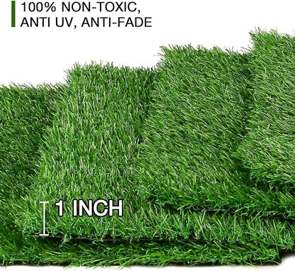XLX TURF 4 Pack Artificial Grass Square Mats, Turf Patch - Image 6