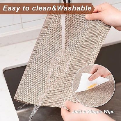 Placemats Set of 4 Washable Indoor | Outdoor Vinyl Place Mats - Image 5