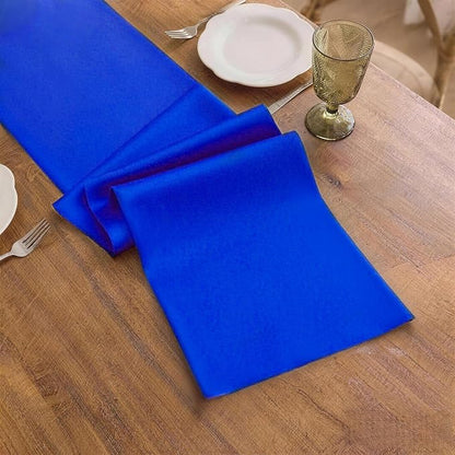 Royal Blue Table Runner, Waterproof Washable Runners 72 Inches Long | Reusable - Image 3