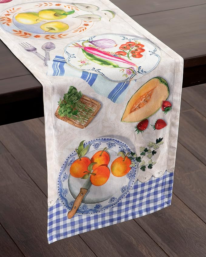 Maison d' Hermine Table Runner 100% Cotton 14.50" x 108" | Table Runners 108 - Image 7