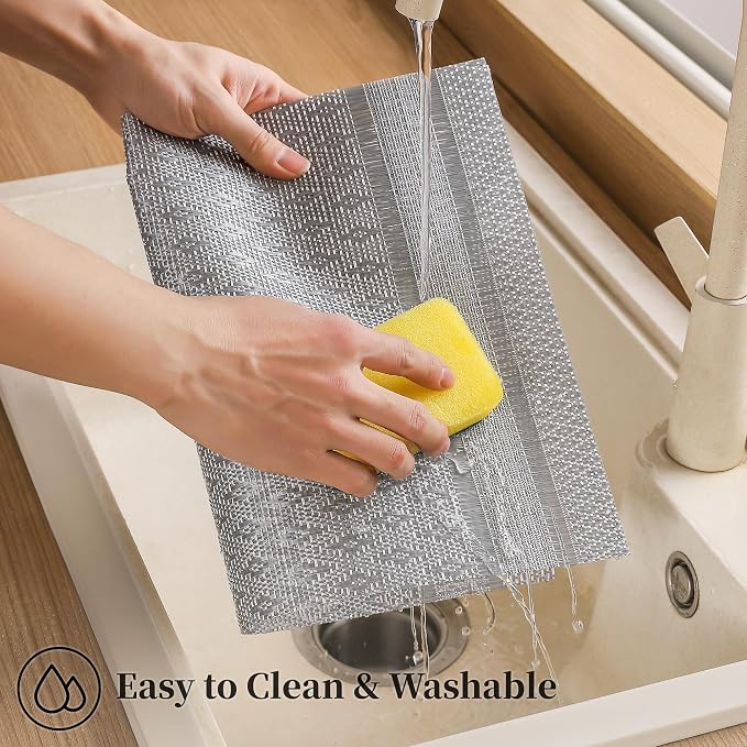 Leetaltree Lunar Grey Placemats Set of 8 - Image 5