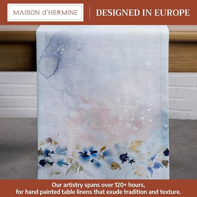 Maison d' Hermine Table Runner 100% Cotton 14.50" x 72" | Table Runners 72 - Image 2