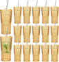 16 Set 20oz Vintage Plastic Tumbler by Unknown