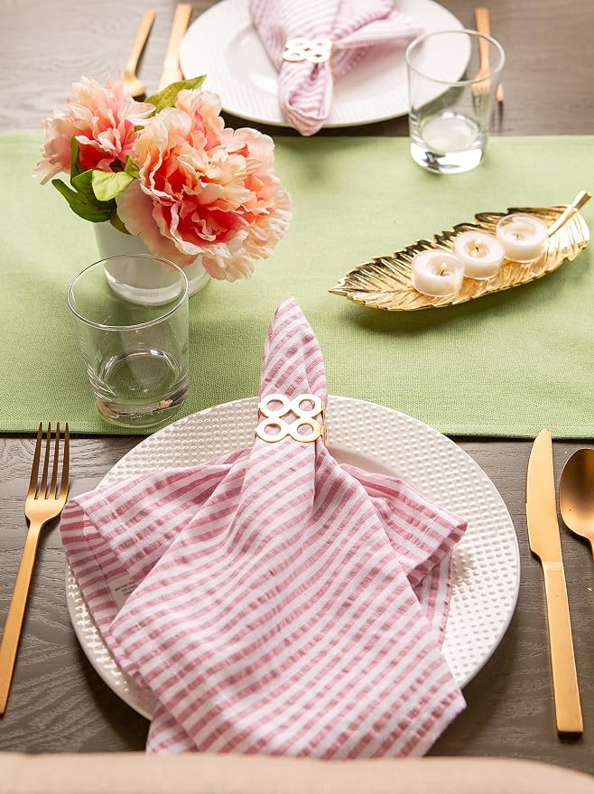 DII Everyday Collection, Fringed Solid Tabletop, Table Runner - Image 5