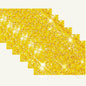 Yellow Placemats Gold Heat Resistant Mat Square Placemats Gold Trivets Rhinestone Decor Place Mat Crushed Diamond Decor Bling Sparkly Mat Set of 6