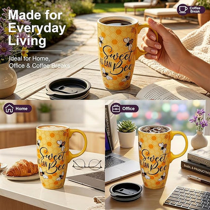 Topadorn 17oz Ceramic Travel Mug - Image 3