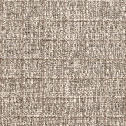 Artisanal Grid Linen Table Runner, 13x48 Inches Oatmeal | Heavy Textured - Image 7