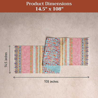 Maison d' Hermine Table Runner 100% Combed Cotton 14.5"x108" | Table Runners - Image 5
