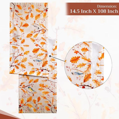 Maison d' Hermine Table Runner 100% Cotton 14.50" x 108" | Table Runners 108 - Image 4